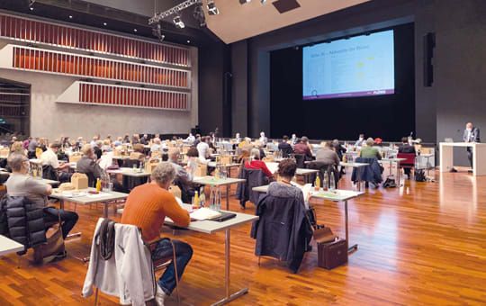 68 Prozent der Vertreter waren bei der Versammlung vor Ort. Eine erfreuliche Beteiligung angesichts der Corona-Pandemie.