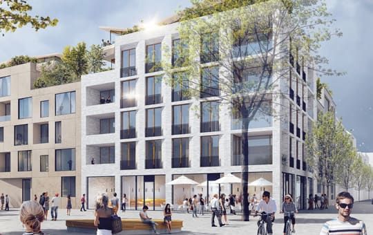 TENon5 bietet hochwertige Wohnträume und attraktive Gewerbeflächen für ein lebendiges Quartier.