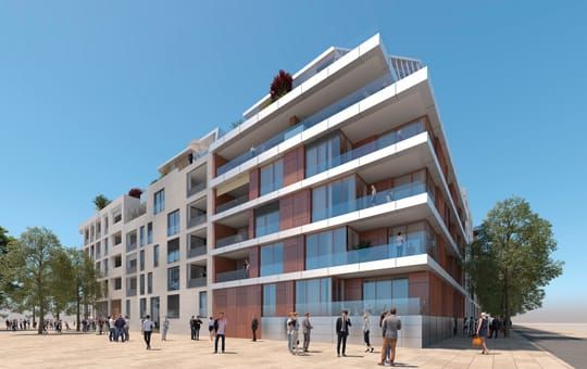 TENon5 ermöglicht modernes Wohnen: Das Quartier bietet sowohl private Rückzugsorte als auch soziales Miteinander, dazu eine perfekte Infrastruktur – so fühlen Sie sich als Mieter in jeder Lebensphase wohl.