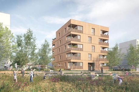 Punkthaus auf Spinelli Mannheim - Das nachhaltige Wohnquartier