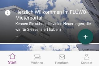 FLÜWO-Mieterportal mit vielen Vorteilen.